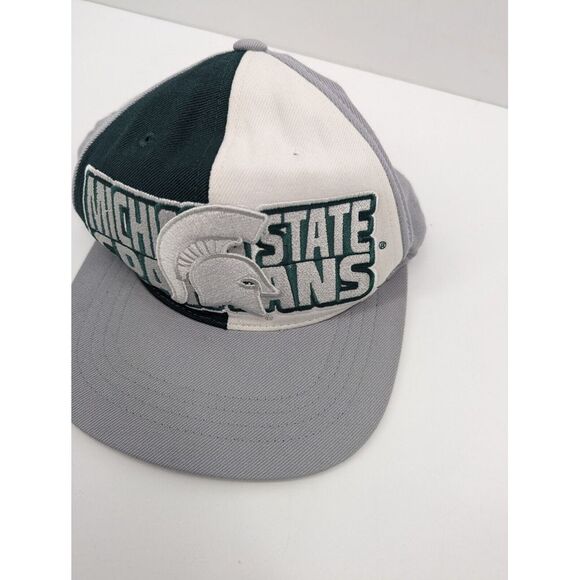 Vintage Starter The Natural Michigan State Spartans Wool Blend Snapback Hat RARE - Picture 2 of 6